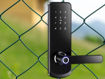 Smart lock for fence