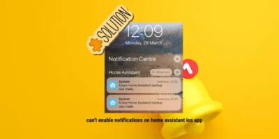 can't enable notifications on home assistant ios app